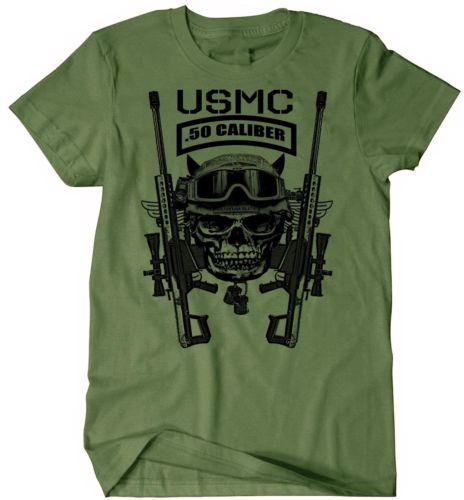 US Marines Infantry Assaultman T shirt men  army short sleeve casual tee L