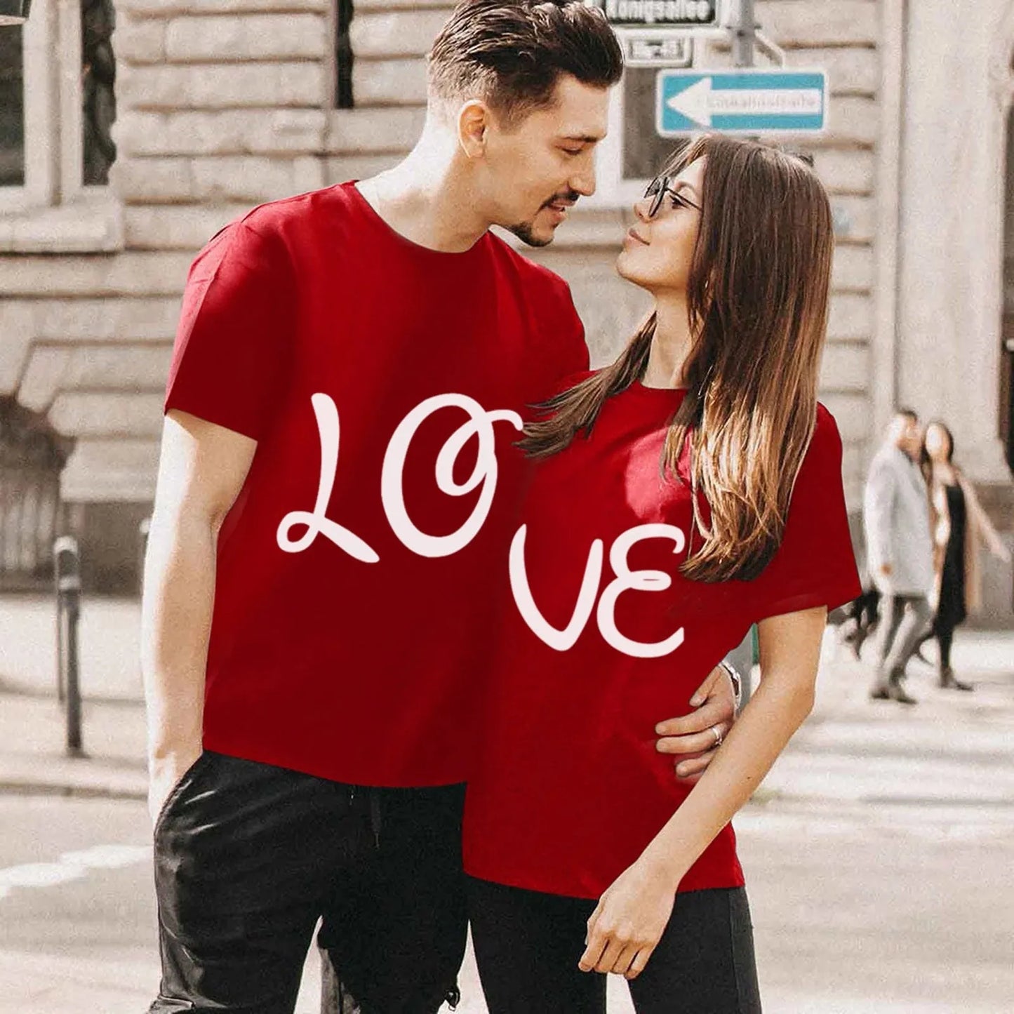 King Queen Couples T Shirt Combination Love Print Couple Tshirt