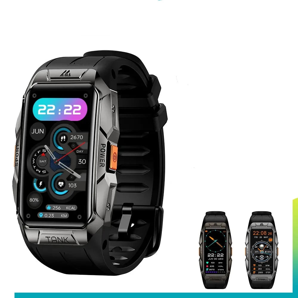 1.47" AMOLED AOD Screen 10ATM Waterproof Fitness Smart watch