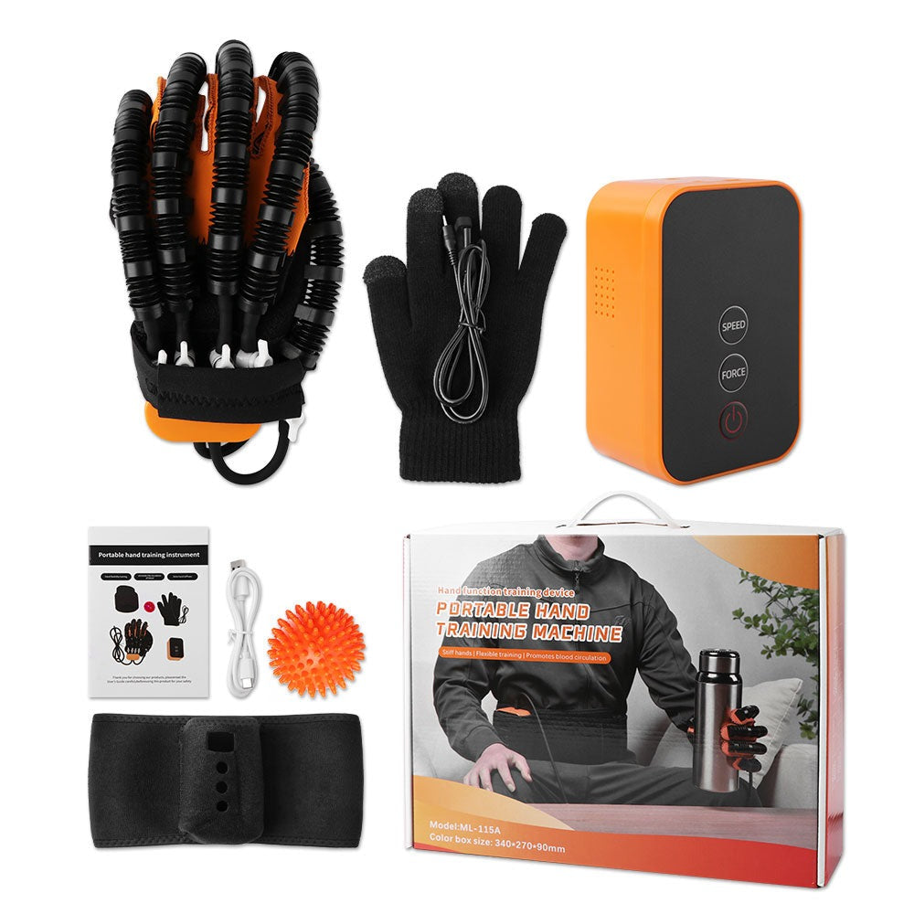 Portable Rehabilitation Robot Gloves  Training Device Finger Exerciser