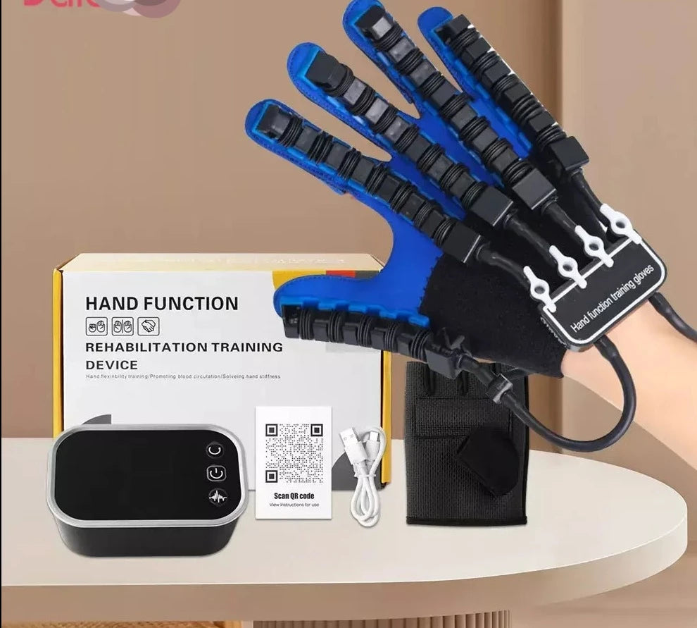 Left & Right Hand Finger Rehabilitation Exerciser Robot Gloves for  Stroke