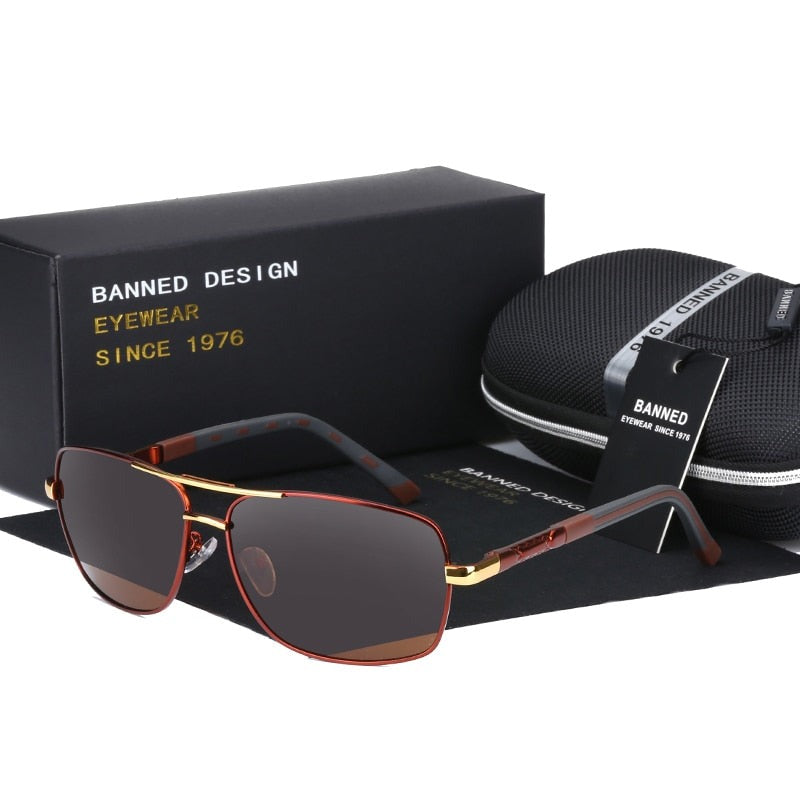 Anti glare HD Polarized Men Sunglasses Brand