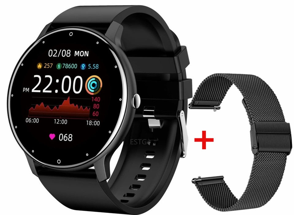 Women Men Sport Fitness Smart watch  Monitor Waterproof Wristband