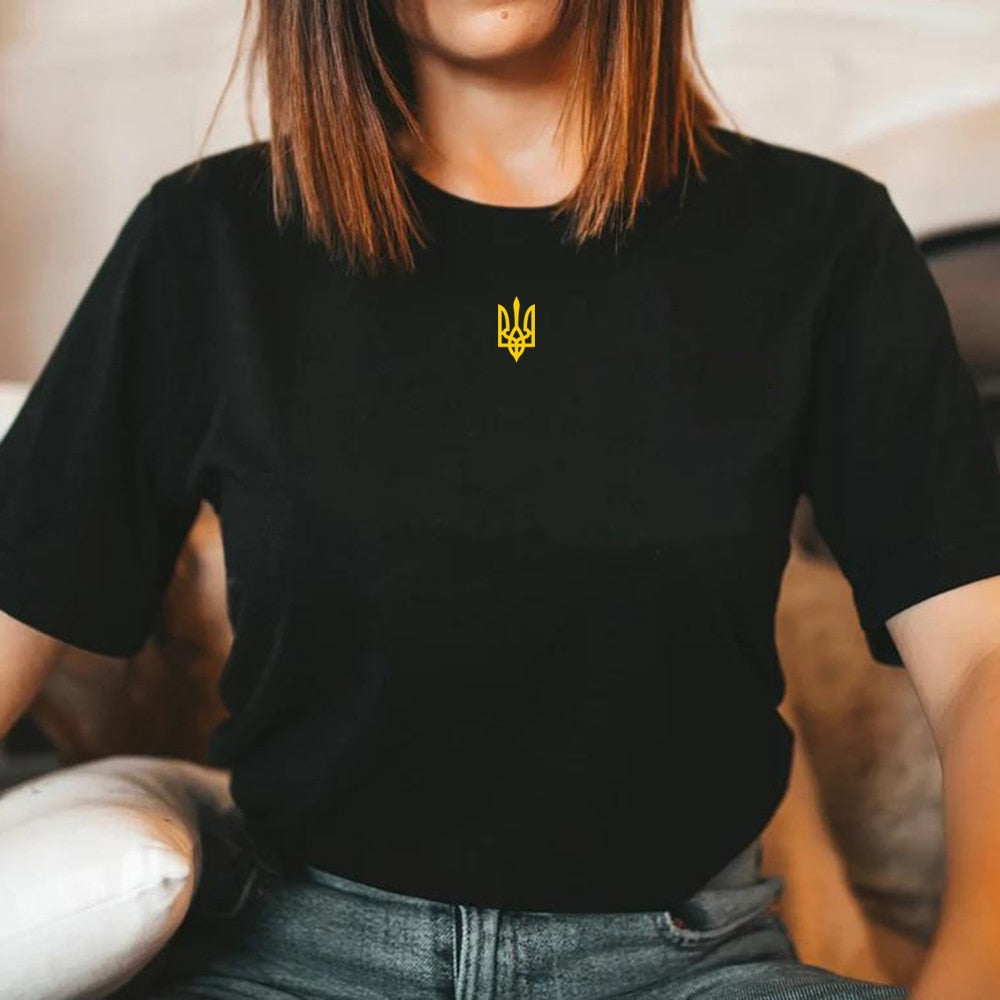 Ukraine T-shirts Women Tshirts Short Sleeve O Neck Zelensky T-shirt