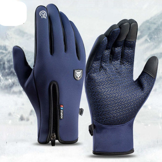 Winter Thermal  Waterproof Windproof Outdoor Sports Warm Cycling Gloves