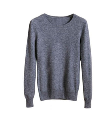GCAROL Winter  Knit 30% Wool Sweater Soft Stretch women's Pullover