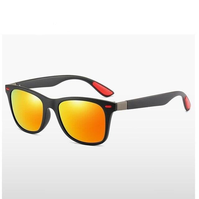 Unisex Square Polarized  Women Men Brand Design Driving Vintage Sunglasses