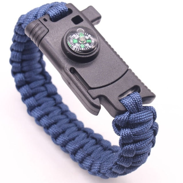 Multi-function Survival Outdoor Camping Rescue Emergency Rope Bracelet