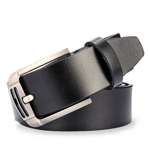 Cow leather belt  male genuine leather strap fancy men vintage belt