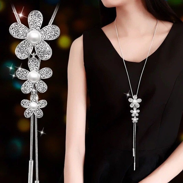 Fashion Long Necklaces & Pendants  Geometric Women Jewelry