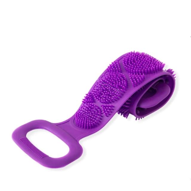 Silicone Brushes Bath Rubbing Back  Shower Extended Scrubber