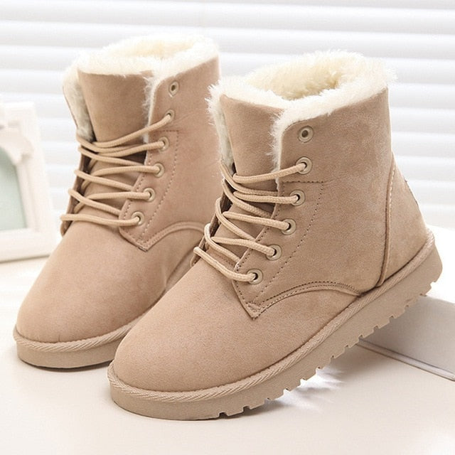 Snow Waterproof Ankle Boots  Female Winter Shoes For Women