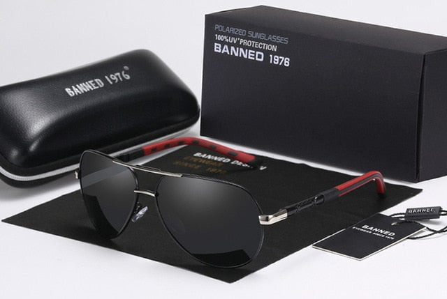 High quality Anti glare Polarized Aluminum  hot Men's Sunglasses