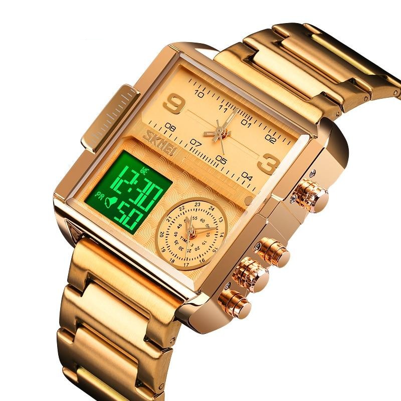 Quartz Digital Watch Creative Sport Watches Male Waterproof Wristwatch
