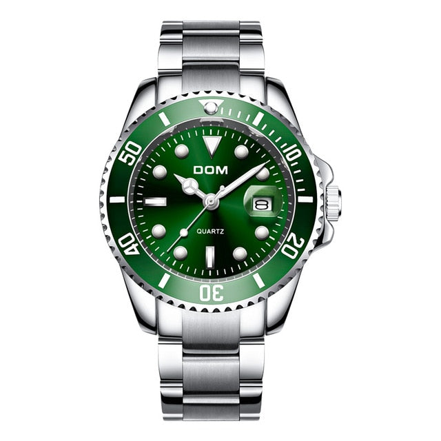 30m Waterproof Date Clock Male Sports  Men Quartz Wrist Watch
