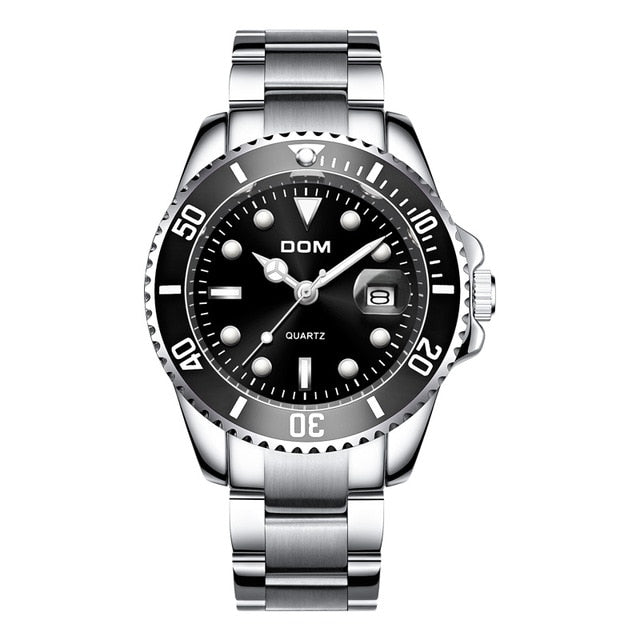 30m Waterproof Date Clock Male Sports  Men Quartz Wrist Watch