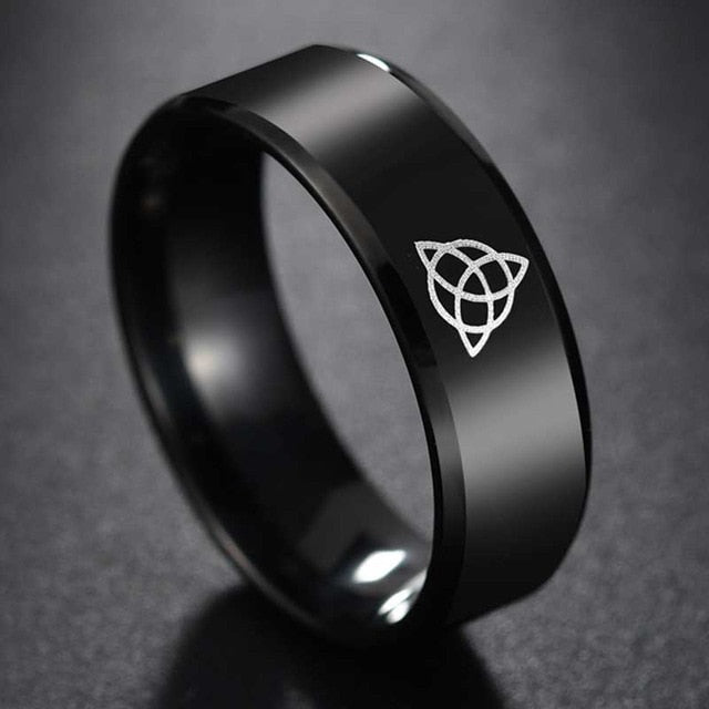 Tungsten Hexagon Finger Ring Metal Star of David Hexagram Ring
