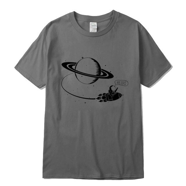 100% cotton T-shirt  funny Space flight T shirt