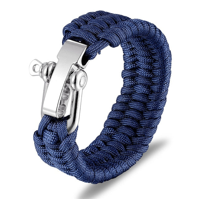 Multi-function Survival Outdoor Camping Rescue Emergency Rope Bracelet