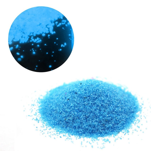 1Bag Luminous Particles Sand Colorful Fluorescent Glow Powder