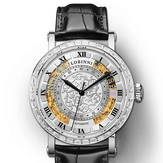 luxury wristwatch vintage mechanicaloriginal design waterproof  watch
