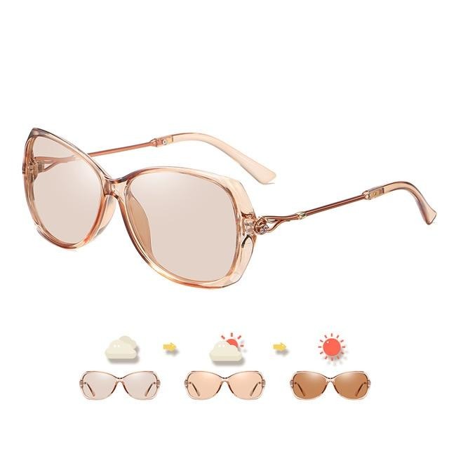 Photochromic Sunglasses For Women Polarized  Oversized Ladies Eyewear