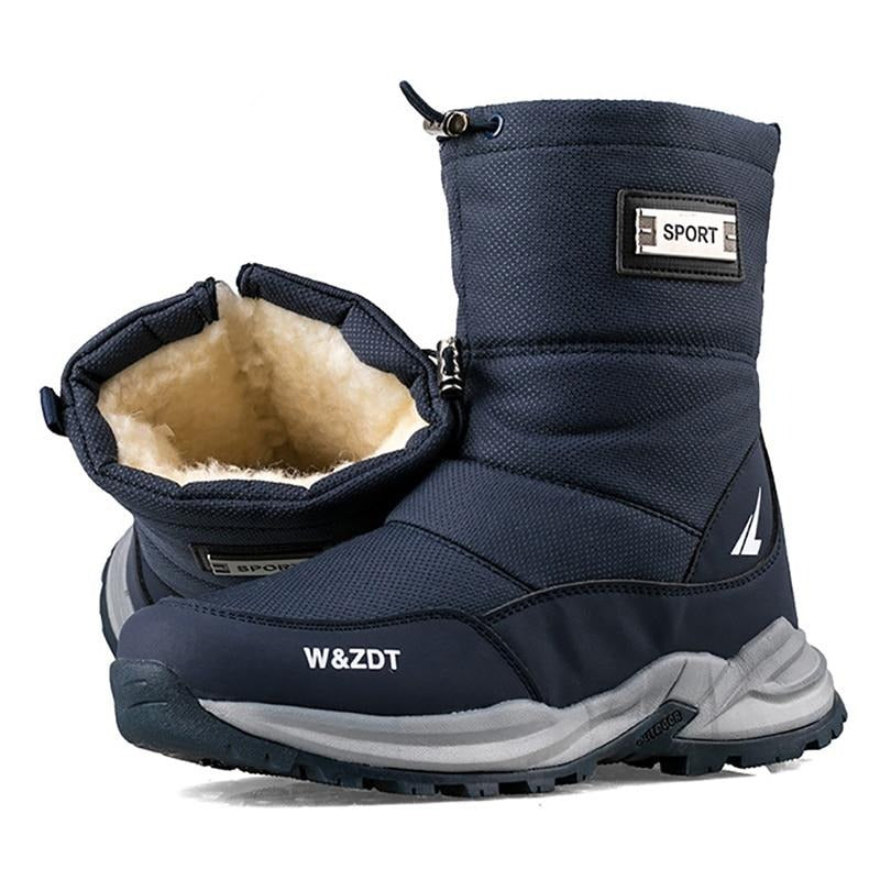Men's Boots Shoes  Snow Boots Waterproof Non-slip Thick Fur Winter Boot