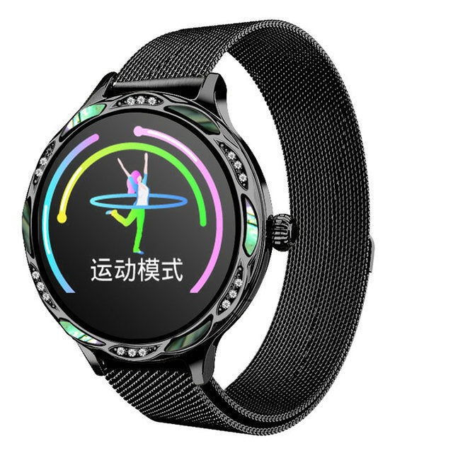 Women IP68 sports Wristwatch  Bluetooth Watch Bracelet