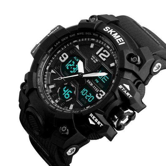 Men Sports Quartz Analog LED Digital  Military Waterproof Watch