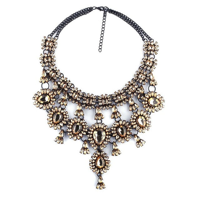 Charm Collar Pendant Choker Maxi Necklace for Women