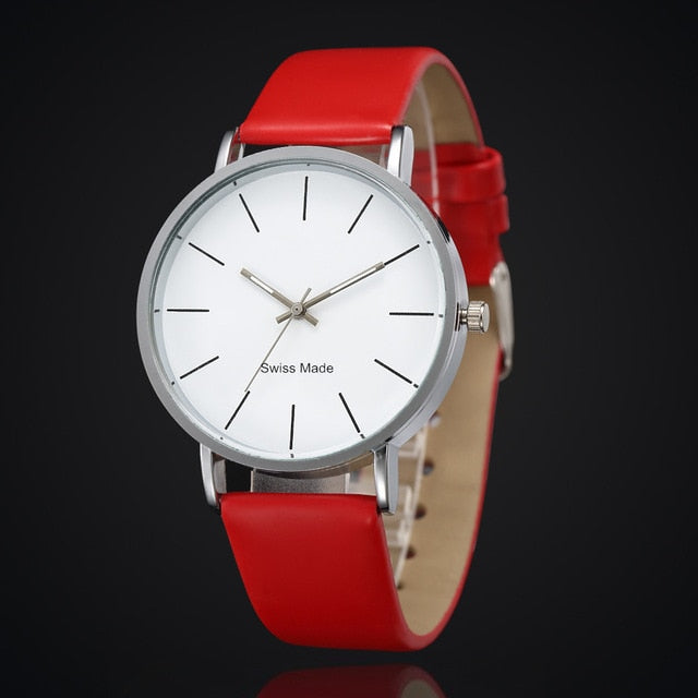 Quartz Watch Men Leather Casual Watches Men's Clock Male Sports Wristwatch