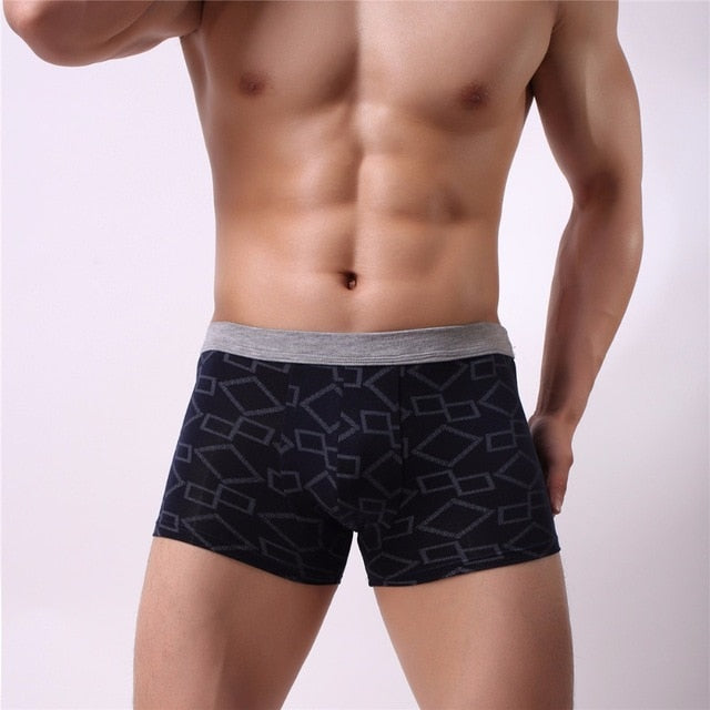 cotton Soft Breathable Underwear Comfortable Men's Boxer