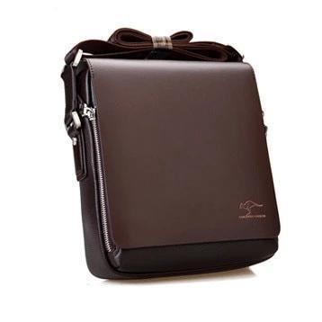 luxury Brand  Vintage leather shoulder cross-body men's messenger bag
